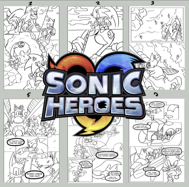 Sonic Heroes : The Comic